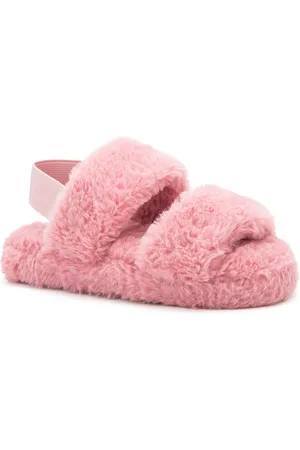 Olivia Miller Girls Lady In Plush Slipper Sandal