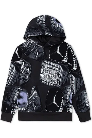 Jordan Big Boys Mvp Fleece Printed Pullover Hoodie