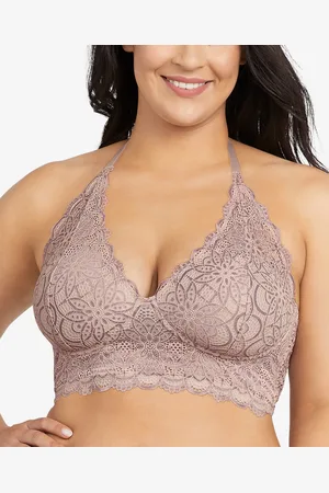 Maidenform Pure Comfort Lace & Mesh Longline Wireless Bralette DM1188