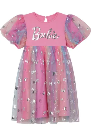 Barbie Tulle Dress - Pink / rainbow