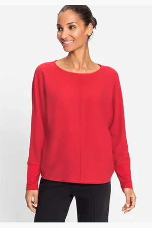Olsen Long Sleeve Mixed Media T-Shirt