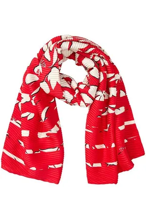 Olsen Pleated Floral Scarf