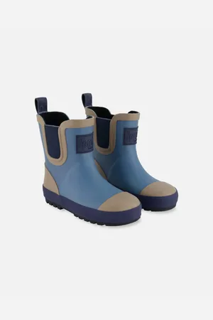 Deux par Deux Little Boys Short Rain Boots