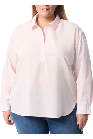 Gloria Vanderbilt Plus Size Amanda Popover Blouse