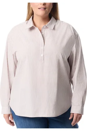 Gloria Vanderbilt Plus Size Amanda Popover Blouse