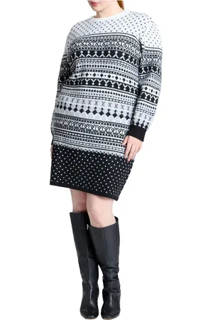 Eloquii Plus Size Mini Sweater Dress