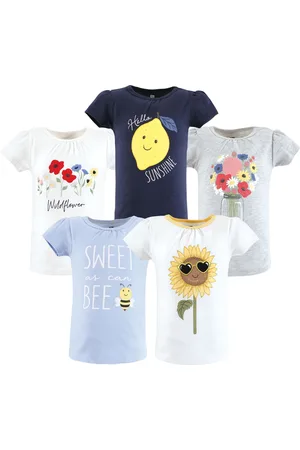Hudson Baby Girls Hudson Short Sleeve T-Shirts, Ice Cream Dino