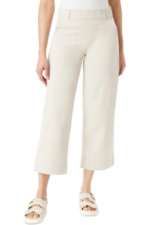 Gloria Vanderbilt Petite Amanda Shape Effect Wide-Leg Crop Jeans