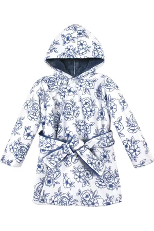 Hudson Baby Girls Hudson Mink with Faux Fur Lining Pool and Beach Robe Cover-ups