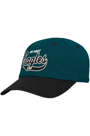 Outerstuff Baby Boys and Girls Green/Black Philadelphia Eagles My First Tail Sweep Slouch Flex Hat - Green, Black