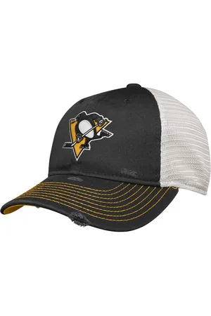 Outerstuff Big Boys and Girls Pittsburgh Penguins Slouch Trucker Adjustable Hat