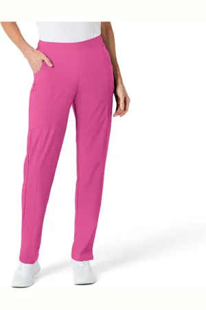 Wink Petite W123 Flat Front Cargo Scrub Pant