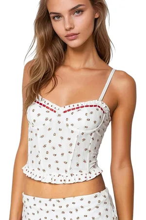 Edikted Womens Mica Floral Cupped Corset