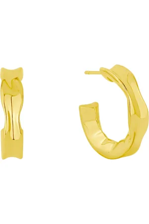 And Now This Edge Gleaming C-Hoop Earrings