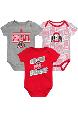 Outerstuff Baby Boys and Girls Ohio State Buckeyes Sunday Comics Bodysuit Set 3-Pack