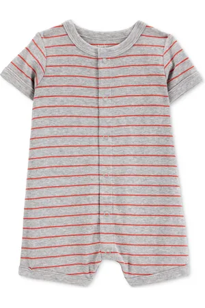 Carters Baby Boys Crab Striped Short-Sleeve Romper