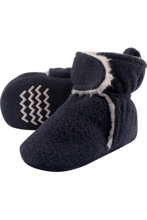 Hudson Baby Girls Hudson Cozy Fleece and Faux Shearling Booties