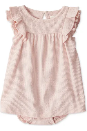 Carters Little Planet by Baby Girls Organic Cotton Pointelle Bodysuit Dress