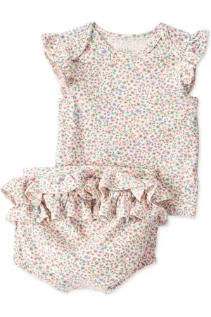 Carters Little Planet by Baby Girls 2-Pc. Organic Cotton Top & Shorts Knit Set