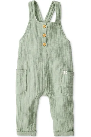 Carters Little Planet by Baby Neutral Organic Cotton Gauze Overalls