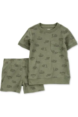 Carters Toddler Boys Construction Shirt & Shorts, 2-Piece Set