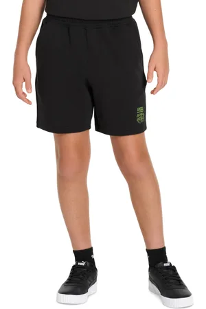 PUMA X Tmnt Big Boys Relaxed Shorts - Black