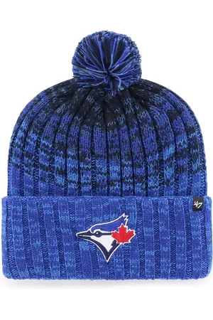 47 Brand Big Boys and Girls Toronto Blue Jays Cascade Cuffed with Pom Knit Hat
