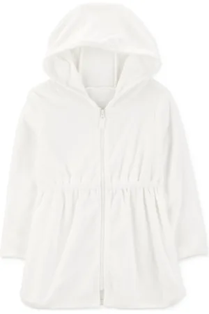 Carters Baby Girls Hooded Terry Swimsuit Cover-Up