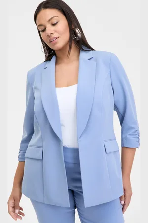 I.N.C. International Concepts Plus Size 3/4-Sleeve Blazer, Created for Macy