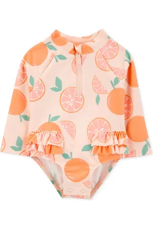 Carters Baby Girls One-Piece Slice Rash Guard Swimsuit