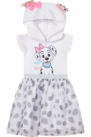 101 Dalmatians Toddler Girls Lilo & Stitch Minnie Mouse Mesh Cosplay Dress