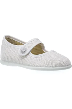 Elephantito Toddler Girls Linen Mary Jane