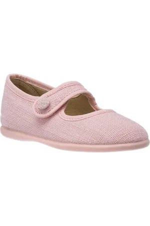 Elephantito Toddler Girls Linen Mary Jane