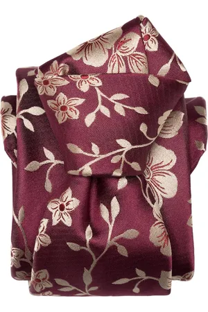 Elizabetta Big & Tall Silvio - Silk Jacquard Tie for Men