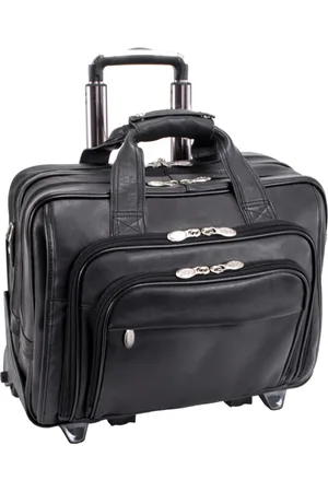 Mcklein Gold Coast, 17" Patented Detachable -Wheeled Laptop Briefcase