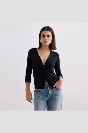 Reistor Twist Front Knit Shirt in