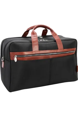Mcklein Wellington 21" Two-Tone Dual-Compartment Laptop Tablet Carry-All Duffel