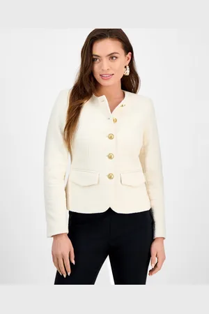 I.N.C. International Concepts Petite Parisian Tweed Jacket, Exclusively at Macy