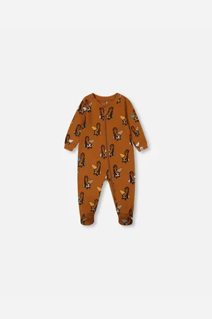 Deux par Deux Baby Boys Printed Cotton One-Piece Pajama