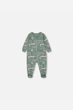 Deux par Deux Baby Boys Printed Cotton One-Piece Pajama