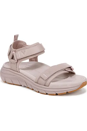 Vionic Womens Walk Max Wanderer Walking Sandals - Magnolia dusk leather mesh