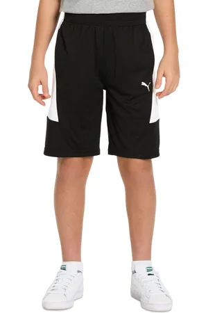 PUMA Big Boys 8-1/2 inch Core Pack Shorts - Black