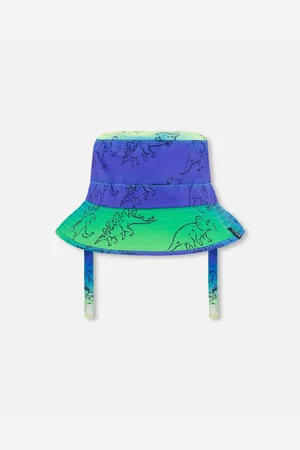 Deux par Deux Baby Boys Printed Beach Hat
