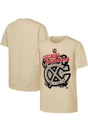 Outerstuff Big Boys and Girls Chicago Blackhawks 2025 Nhl Winter Classic Street Art T-Shirt
