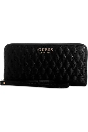 Guess Betula Quilted Large Zip Around Wallet