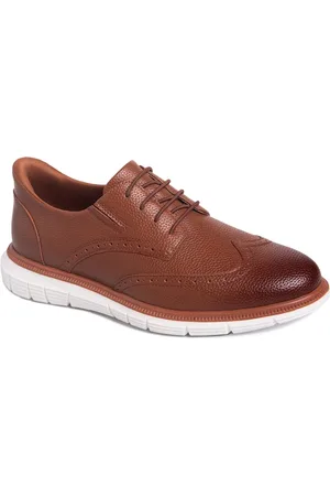 Marc Joseph New York Hill Street Hands-Free Slip On Technology Leather Wingtip Oxfords