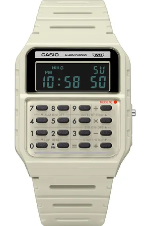 Casio Unisex Digital Calculator Resin Strap Watch 34mm