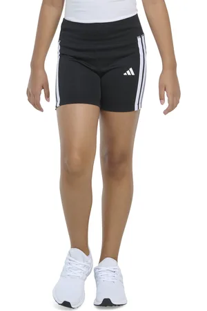 adidas Big Girls Climacool 3-Stripe Logo Bike Shorts