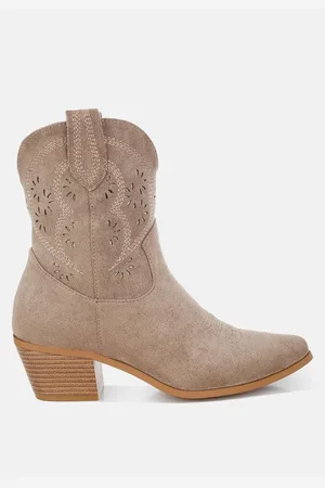 London Rag Nigel Cut Out Detail Cowboy Boots