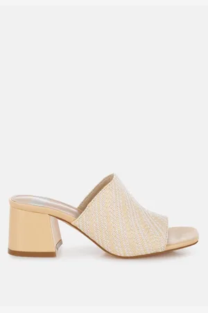 RAG & CO Morgana Woven Raffia Slip Ons